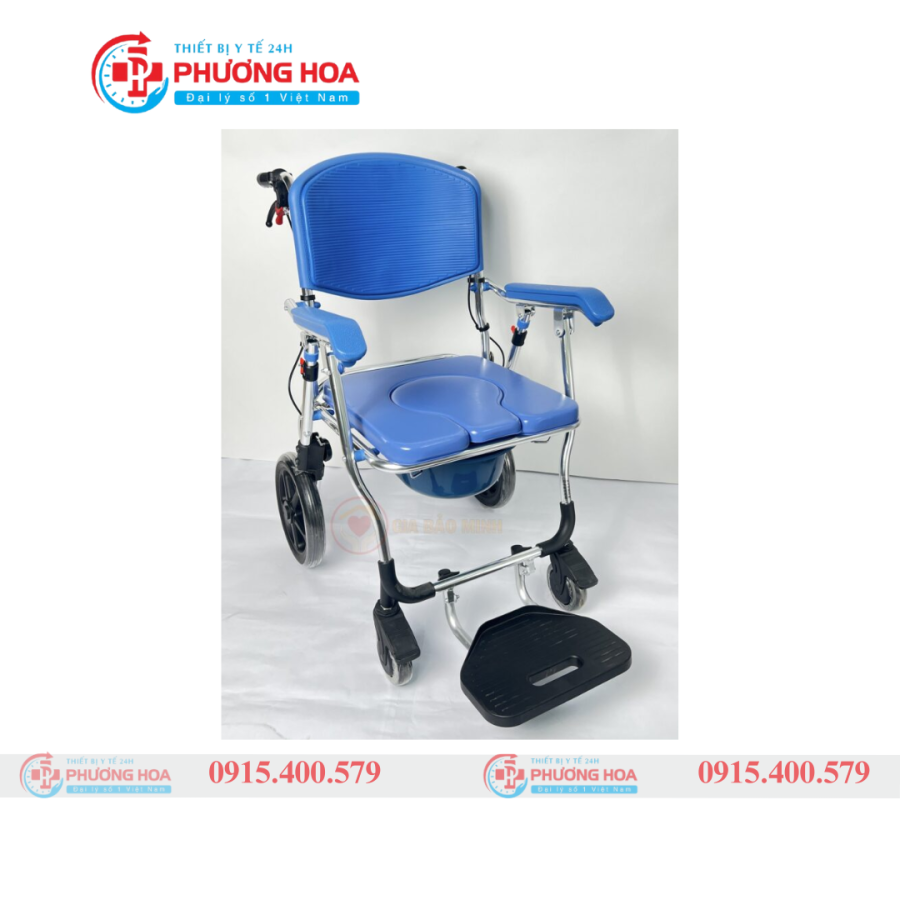 Xe Lăn Tắm Có Bô Đa Năng GBM-019